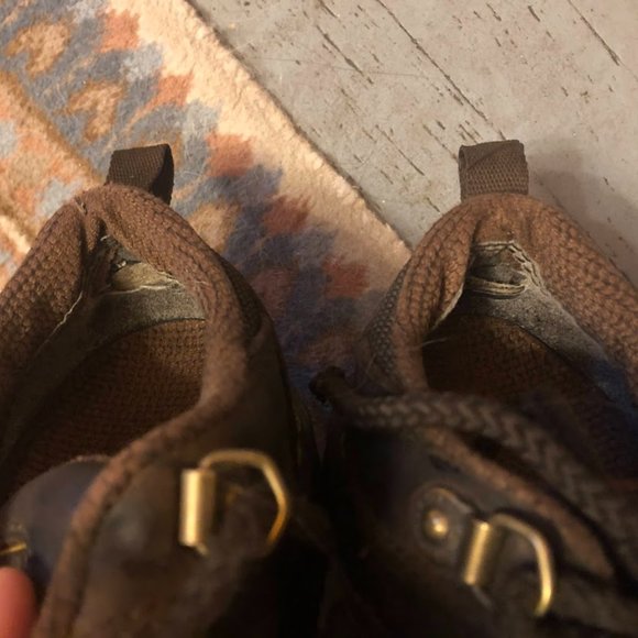 Dr Martins Reeder Brown Leather Lace-up Utility Shoe Steel Toe - Picture 7 of 8